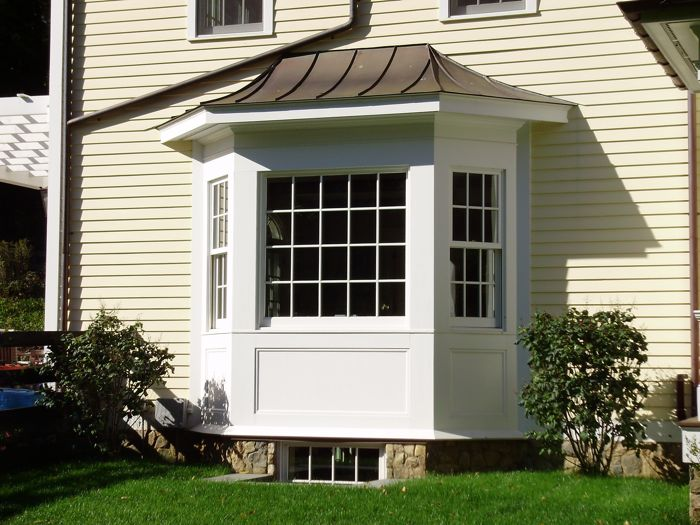 blended bay window exterior