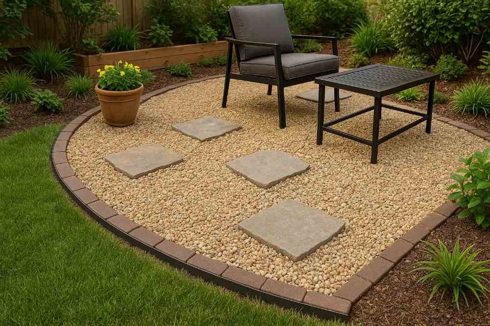 Classic Brick and Paver Edge for a Cozy Look