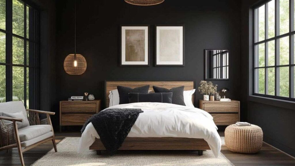 SW Tricorn black bedroom