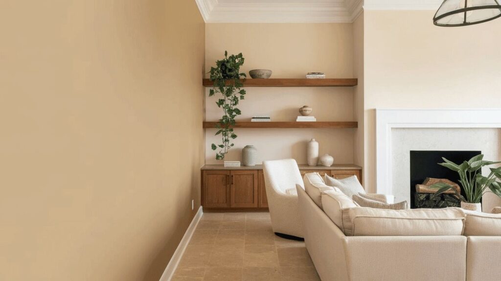Accessible Beige Living Room