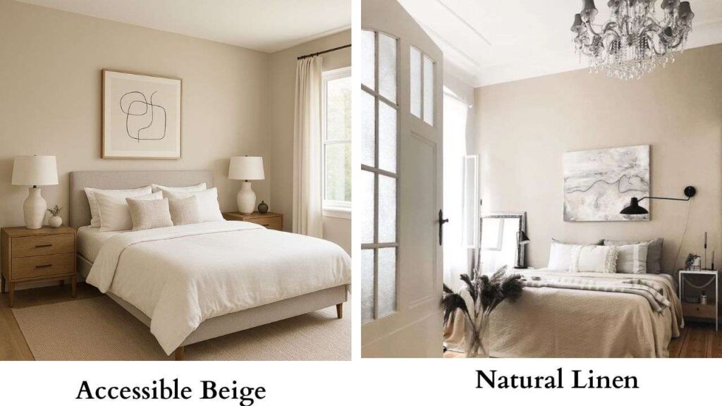 Accessible Beige vs Natural Linen