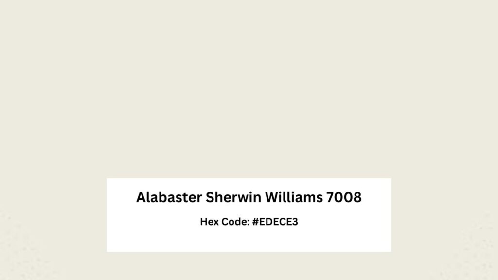 Alabaster Sherwin Williams 7008