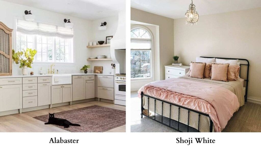 Alabaster Vs Shoji White