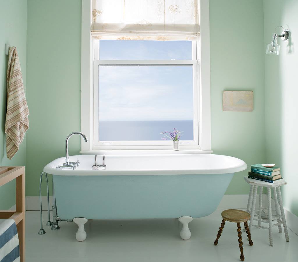 An Image Showing Palladian Blue Bathroom