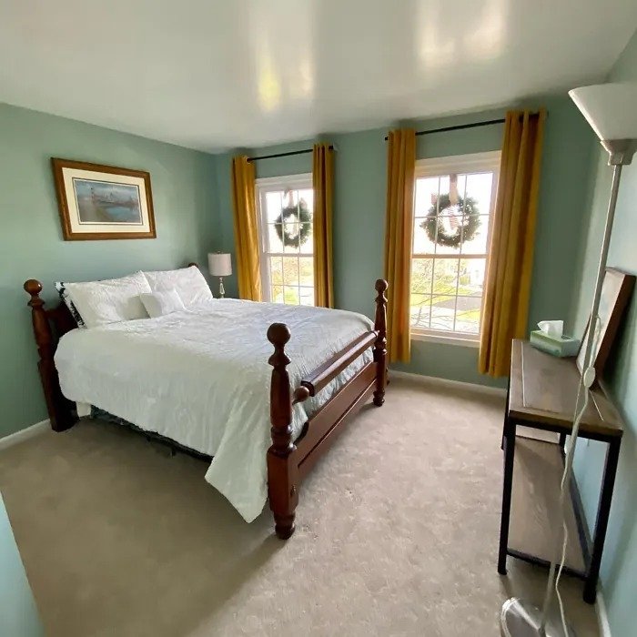 An Image Showing Wythe Blue Bedroom
