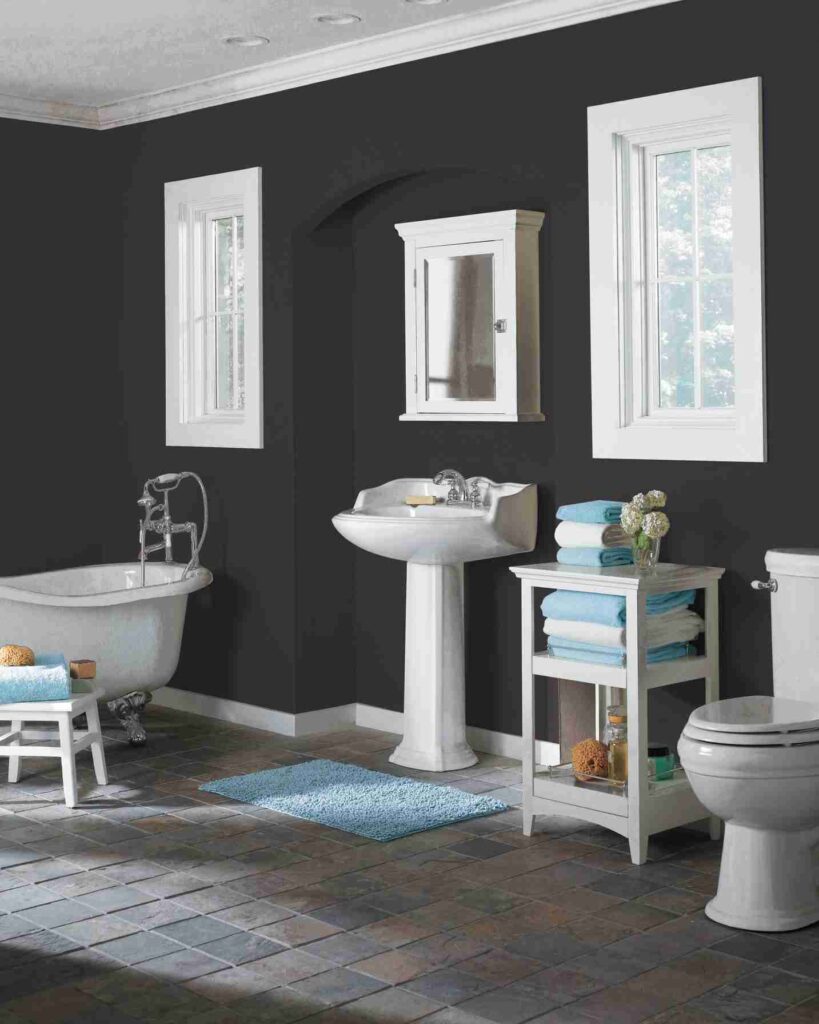 An Image of Black Magic Bathroom