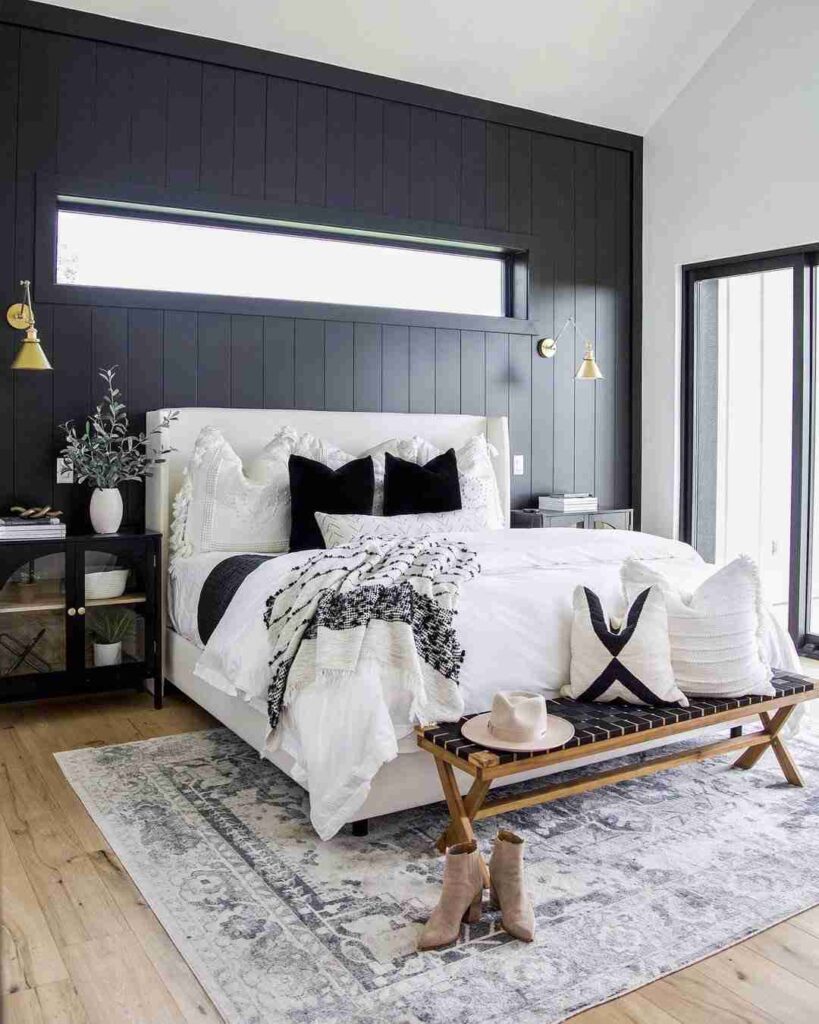 An Image of Black Magic Bedroom