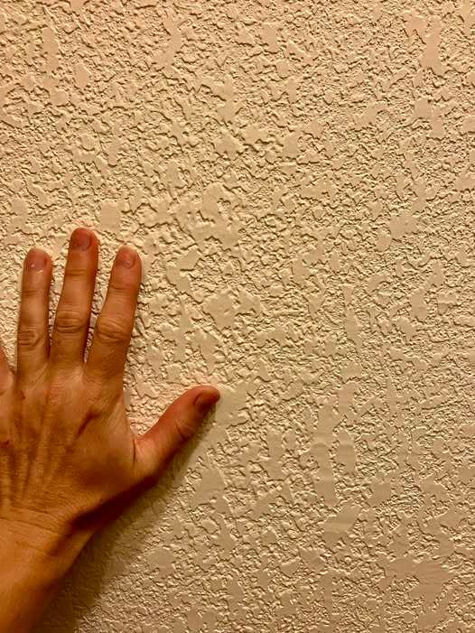 An Image of Knockdown Drywall Texture