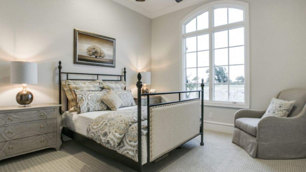 An Image of Sherwin Williams City Loft Bedroom