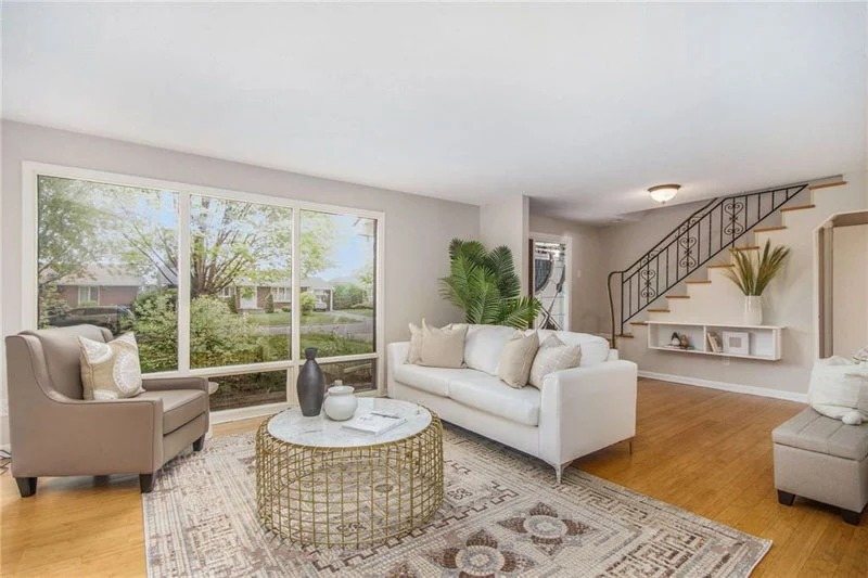 An Image of Sherwin Williams City Loft Living Room