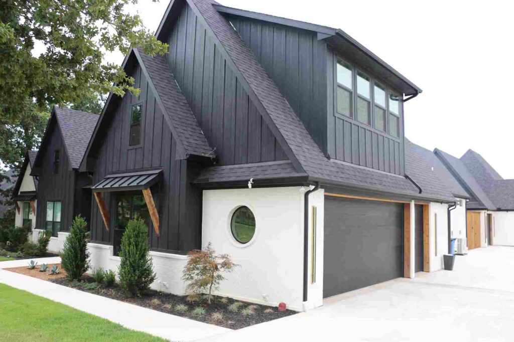 An Image of Tricorn Black Exterior Siding