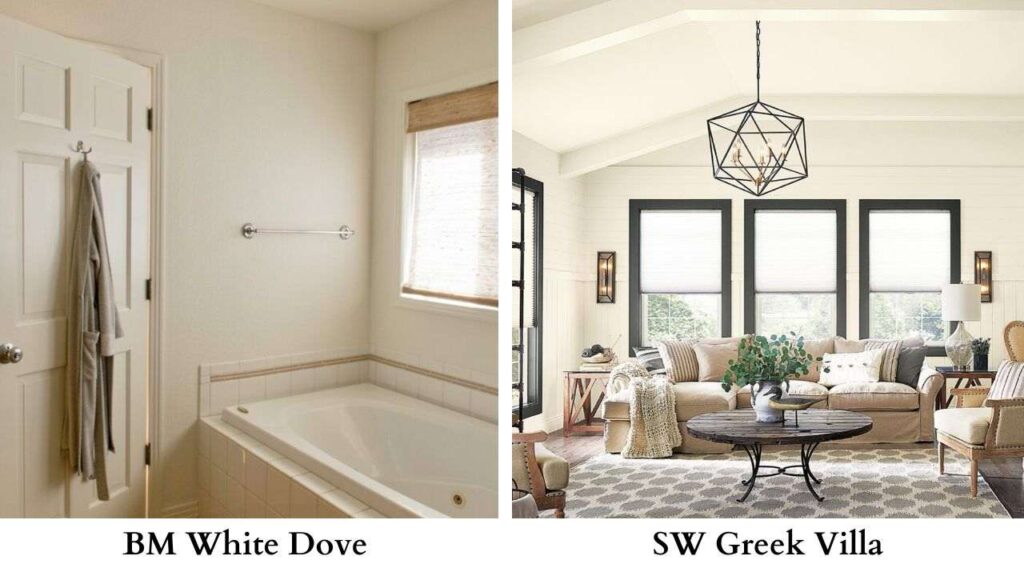 BM White Dove vs SW Greek Villa