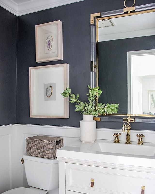 Benjamin Moore Wrought Iron Bathroom