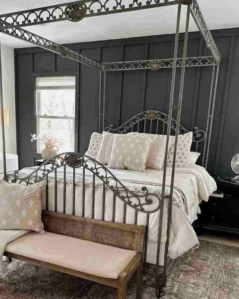 Benjamin Moore Wrought Iron Bedroom