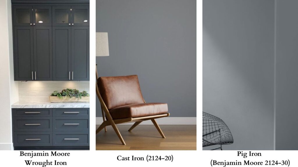 Benjamin Moore Wrought Iron Vs Cast Iron Vs Pig Iron
