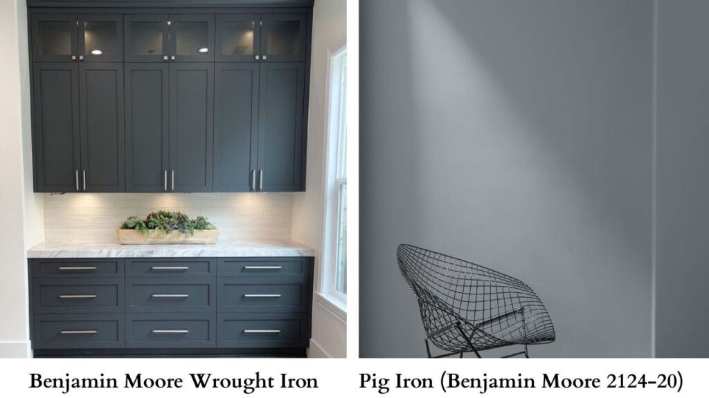 Benjamin Moore Wrought Iron Vs Pig Iron (Benjamin Moore 2124-20)