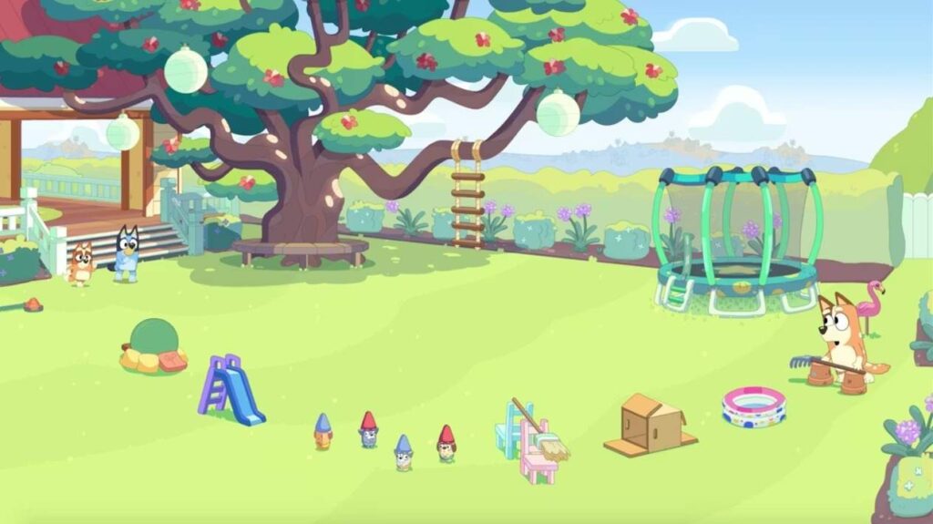 Bluey House Backyard