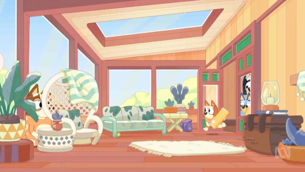 Bluey house verandah