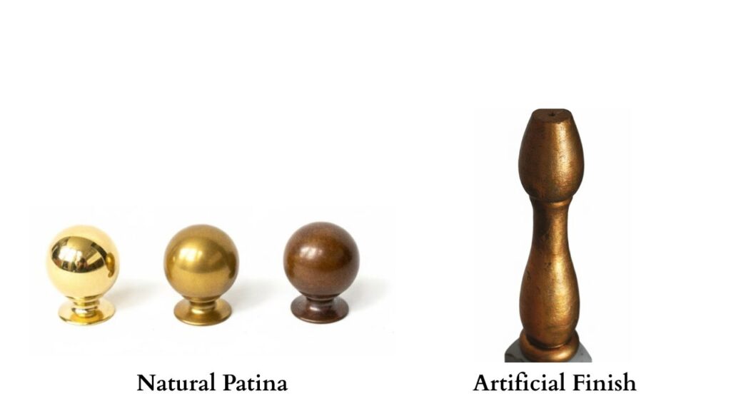 How Brass Ages: Natural Patina vs Artificial Finish