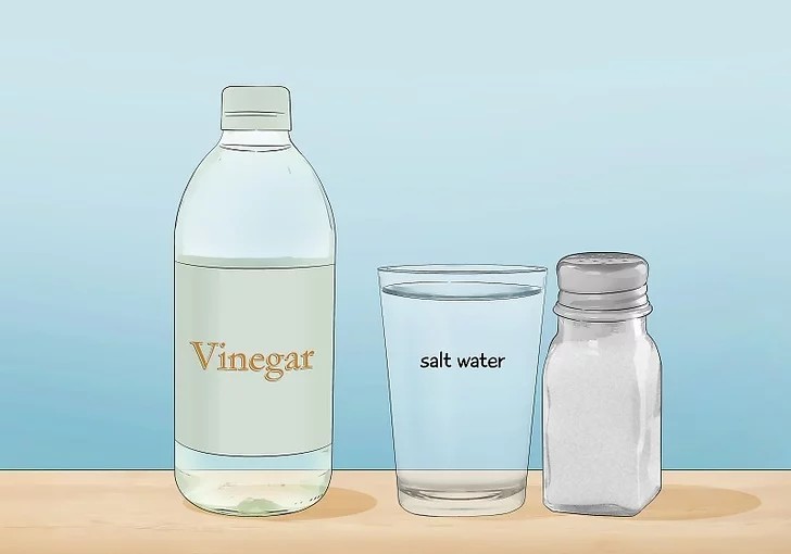 How to age brass with vinegar and salt