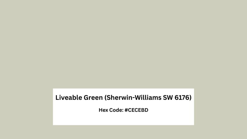 Liveable Green (Sherwin-Williams SW 6176)