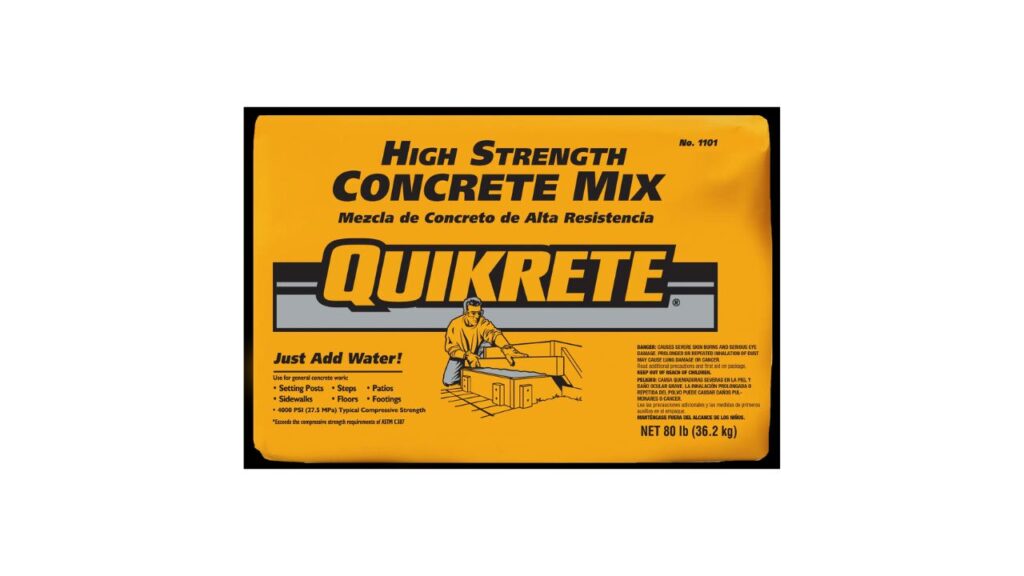 An Image of Quikrete High Strength Concrete Mix