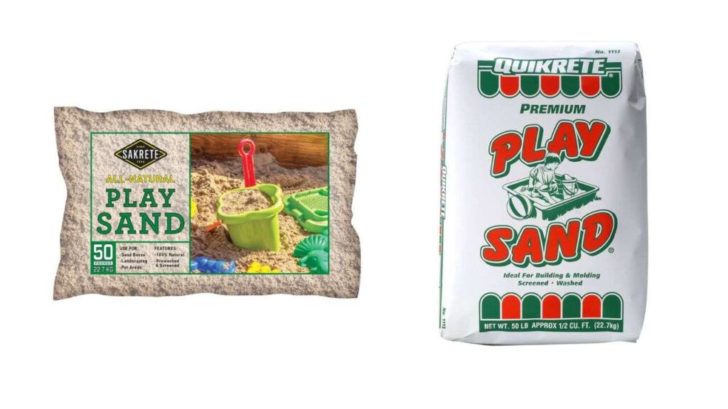 Sakrete vs quikrete play sand
