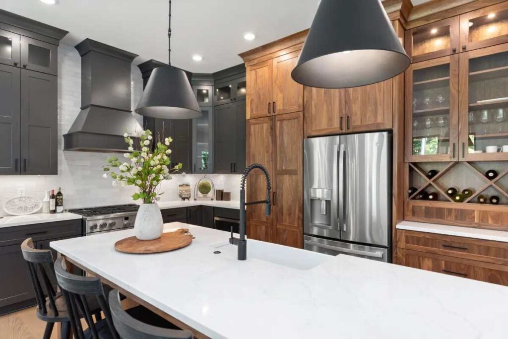 Sherwin Williams Iron Ore Kitchen