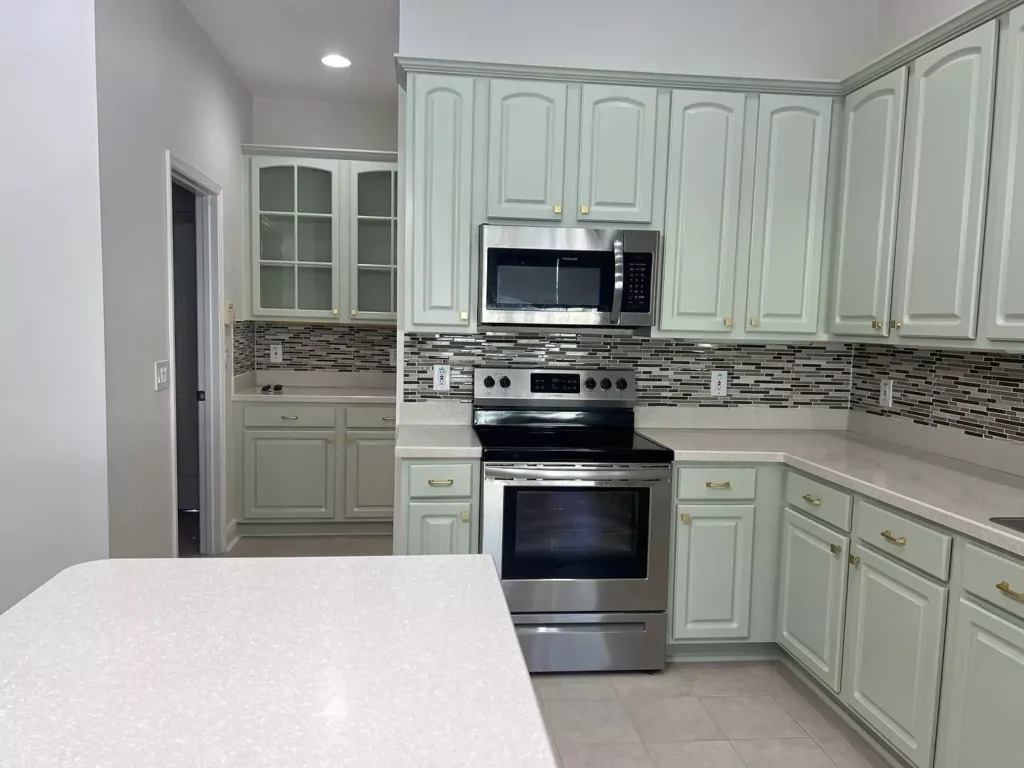 Sherwin Williams Liveable Green Kitchen