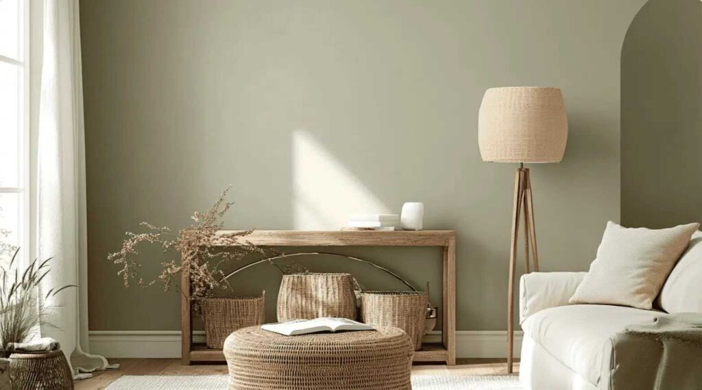 Sherwin Williams Liveable Green Living Room