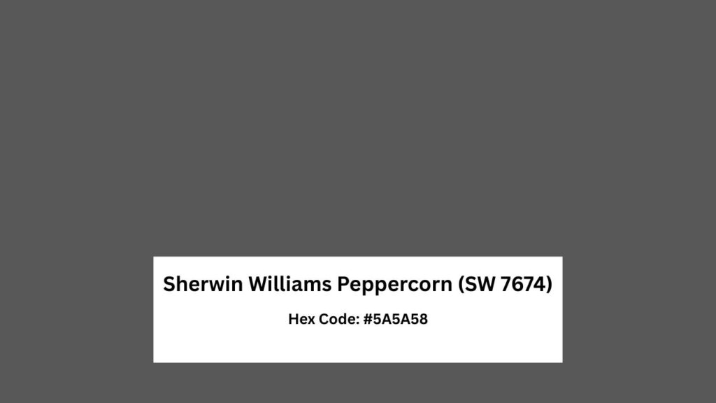 Sherwin Williams Peppercorn (SW 7674)