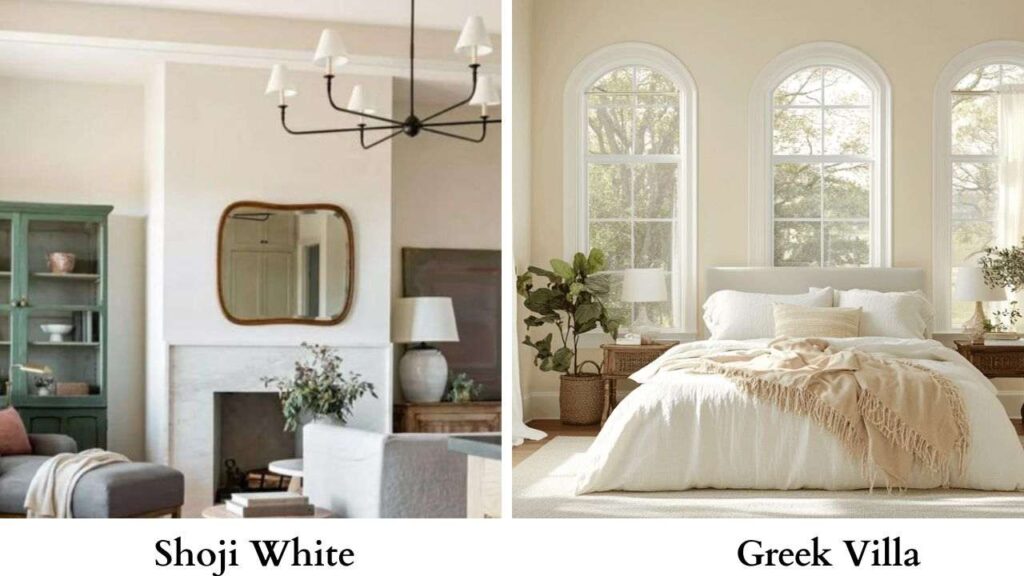 Shoji White vs Greek Villa