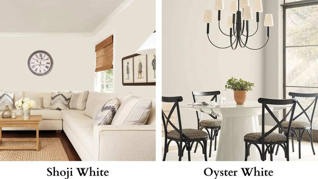 Shoji White vs Oyster White