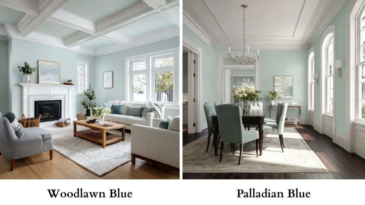 Woodlawn Blue Vs Palladian Blue: Choose Between Which Blue Color is Right For Your Home