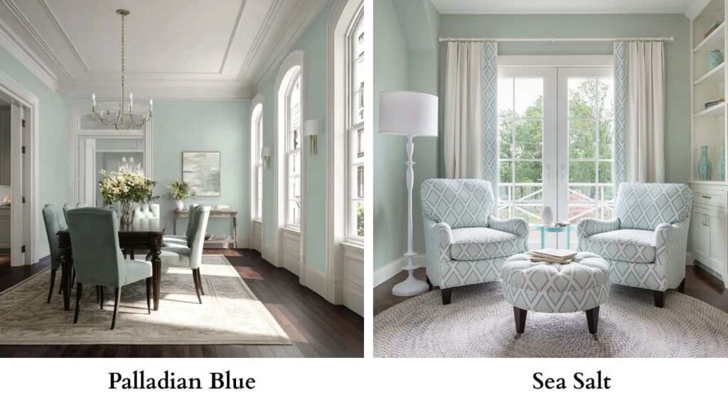 Woodlawn Blue Vs Sea Salt