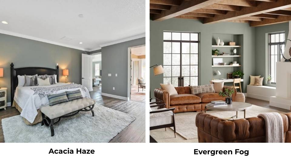 Acacia Haze Vs Evergreen Fog: Choosing the Perfect Soft Green for Modern Homes
