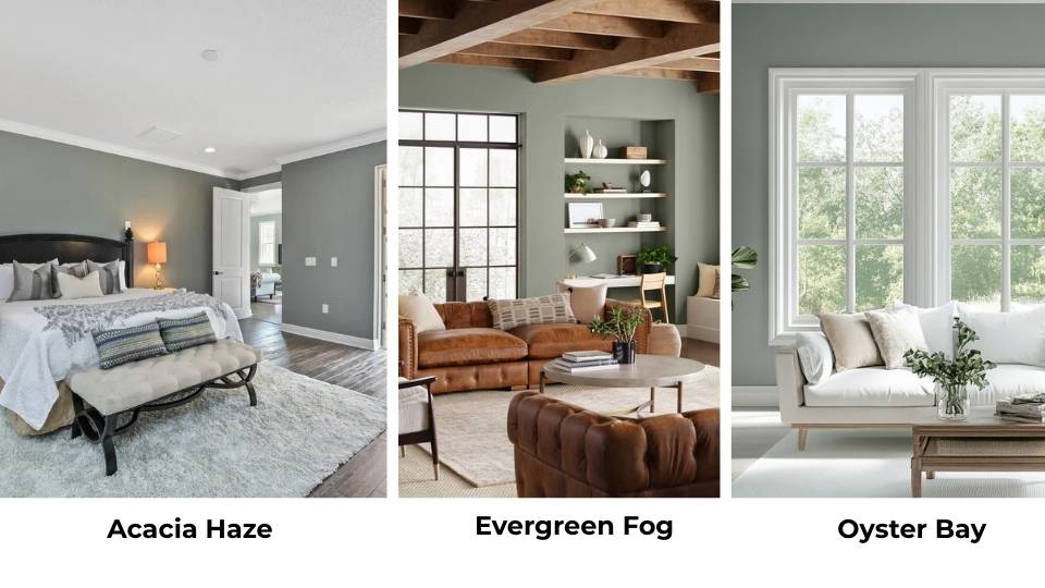 Acacia Haze Vs Evergreen Fog Vs Other Colors