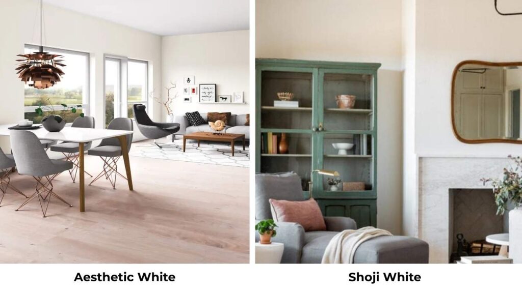 Aesthetic White Vs Shoji White