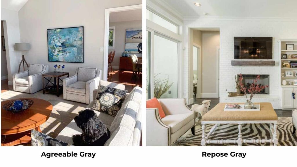 Agreeable Gray Vs Repose Gray