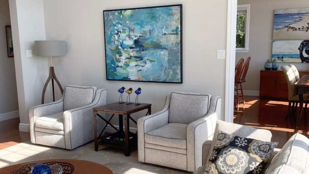 Agreeable Gray in the living room