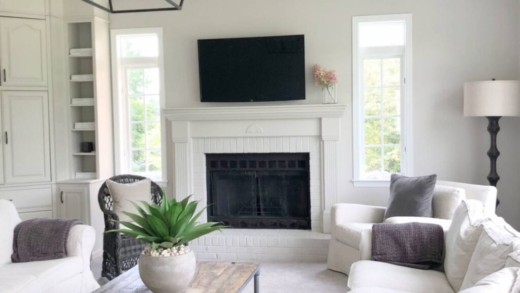 Agreeable Grey in a living room