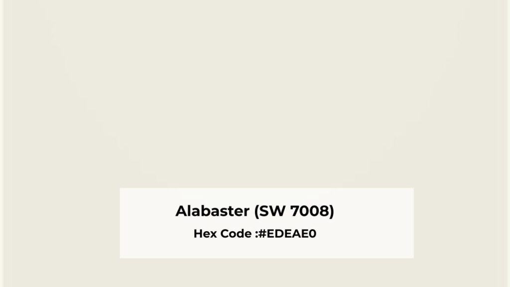What is Sherwin Williams Alabaster (SW 7008)