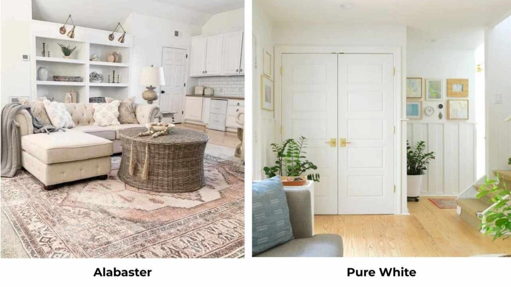 Alabaster Vs Pure White