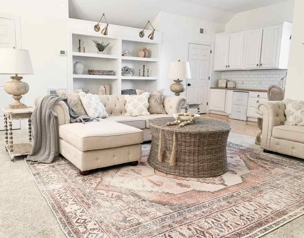 Alabaster in the living room