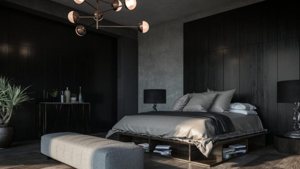 Anthracite in bedrooms