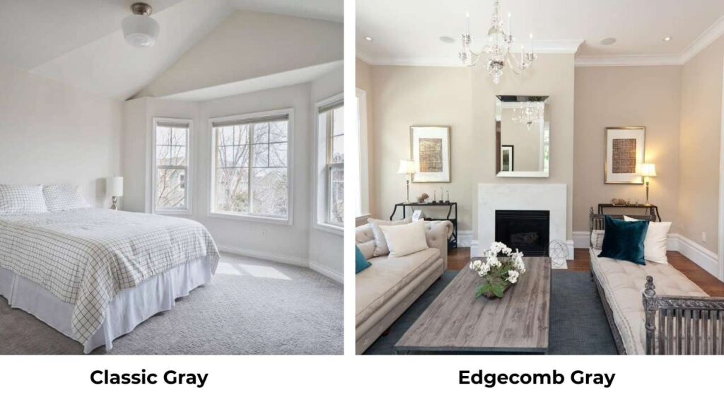 Classic Gray Vs Edgecomb Gray