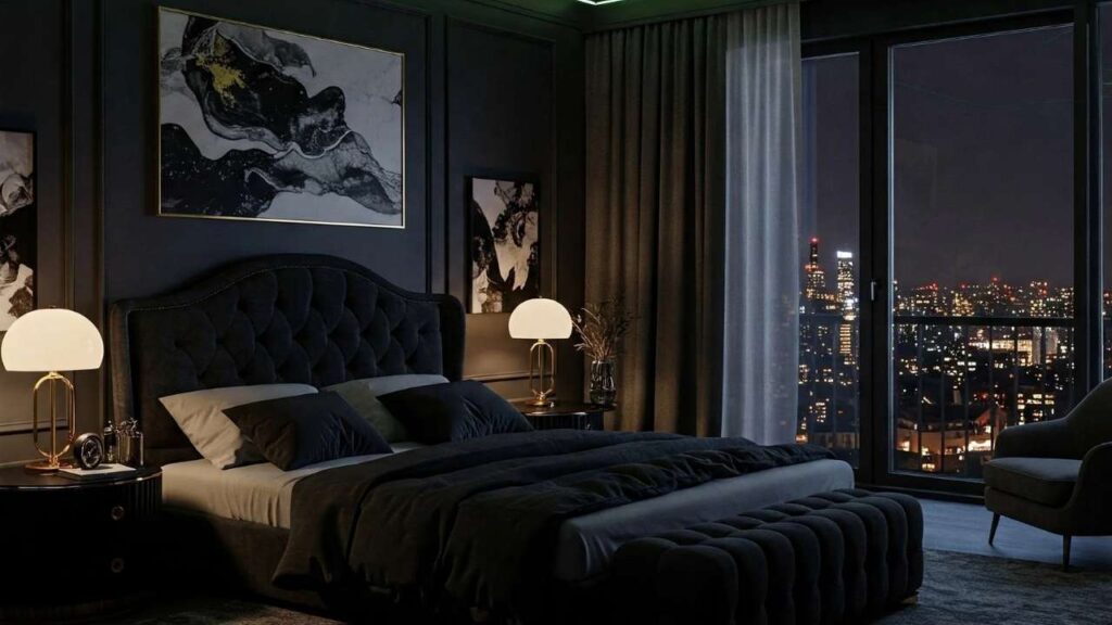 Black in bedrooms