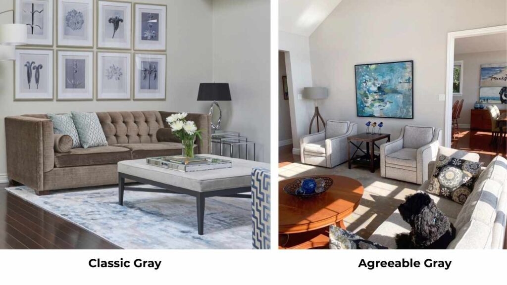 Classic Gray Vs Agreeable Gray