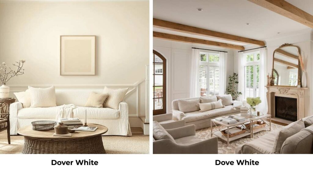 Dover White Vs Dove White