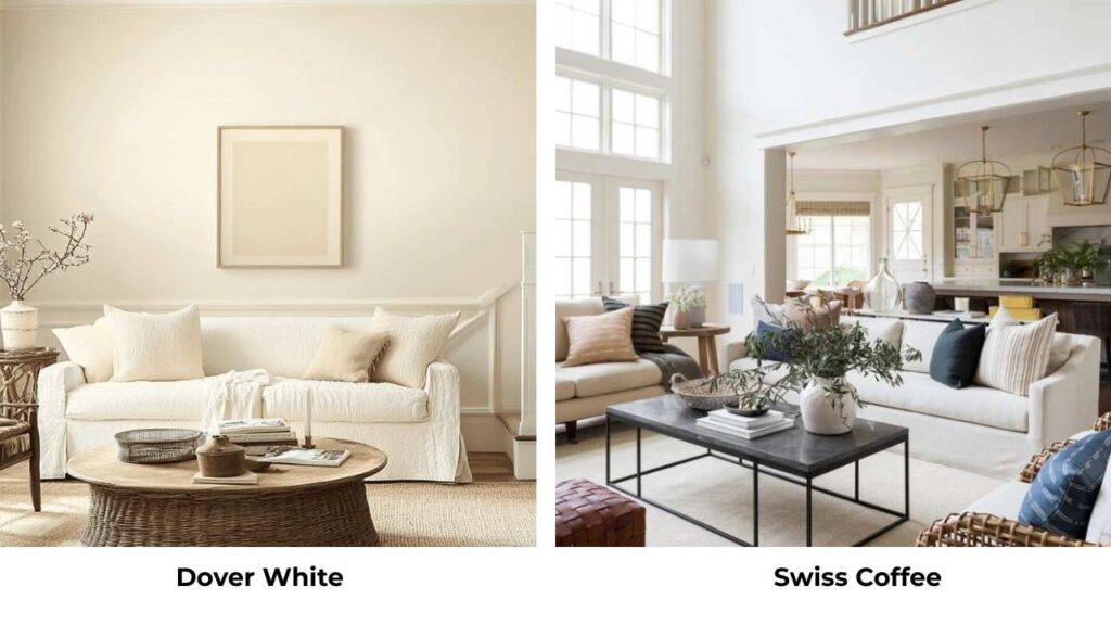 Dover White Vs Swiss Coffee